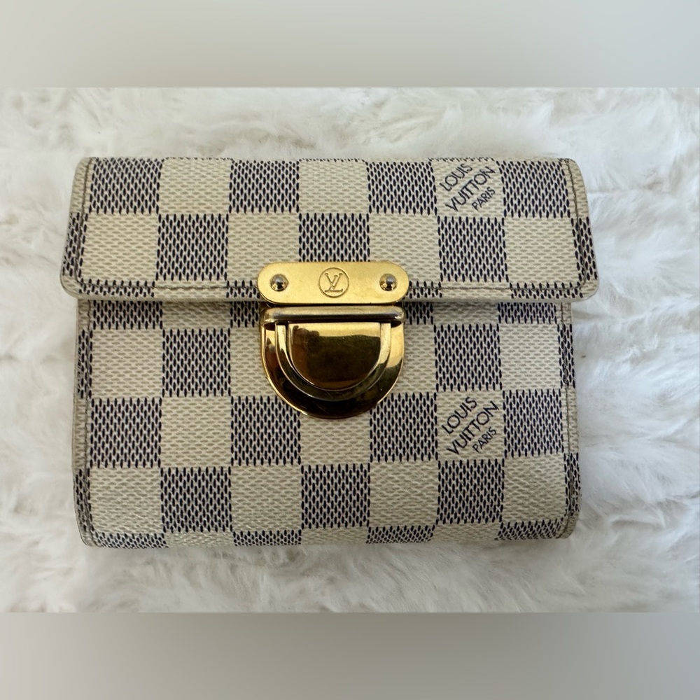 Louis Vuitton Damier Azure Koala Wallet